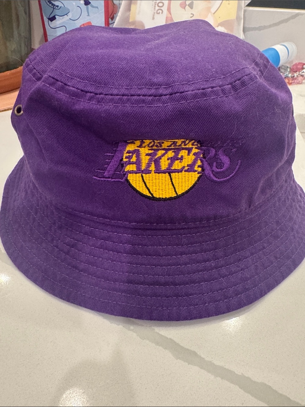 Los Angeles Lakers Purple Bucket Hat